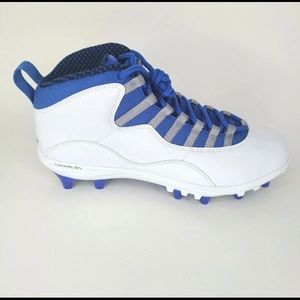 Jordan 10 TD Mid Football Cleats “Game Royal Blue”